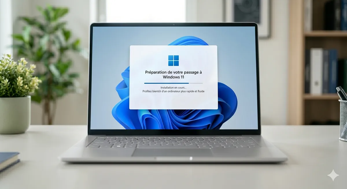 PC en cours de mise à jour vers Windows 11